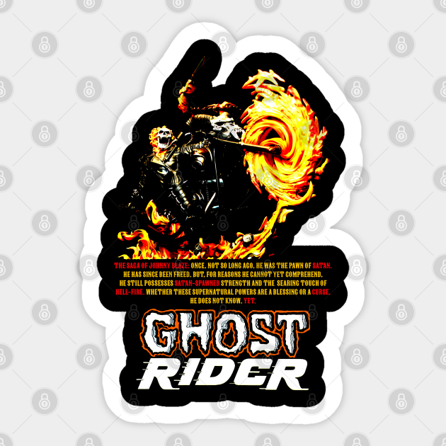 ghost rider stickers for bike